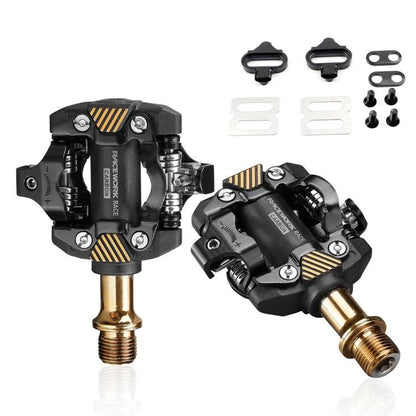 RACEWORK M8100 Mountain Bike Self-locking Pedal Ultra-light DU Bearing SPD Pedal