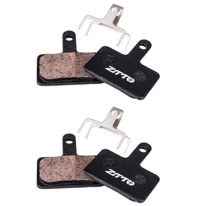 2pairs ZTTO Bicycle Disc Braking Pads Mountain Bike Semi-Metallic Resin Brake Pads