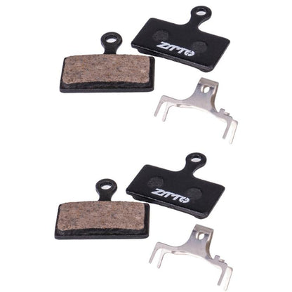2pairs ZTTO Bicycle Disc Braking Pads Mountain Bike Semi-Metallic Resin Brake Pads