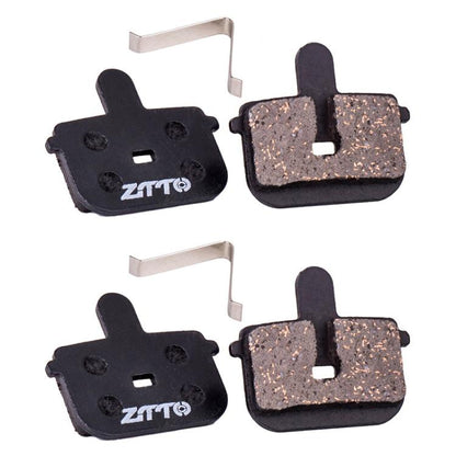 2pairs ZTTO Bicycle Disc Braking Pads Mountain Bike Semi-Metallic Resin Brake Pads