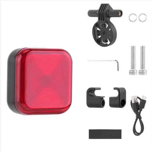 Bicycle Charging Taillights Smart Brake Sensing Taillights Night Riding Waterproof Warning Lights