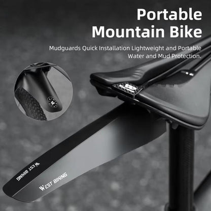 WEST BIKING YP0714043 Bicycle Front And Rear Fenders MTB Mountain Bike Fork Mudguard