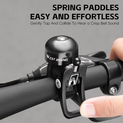 WEST BIKING YP0706058 Bicycle Aluminum Bell Folding Bike Mountain Bike Riding Bell Equipment