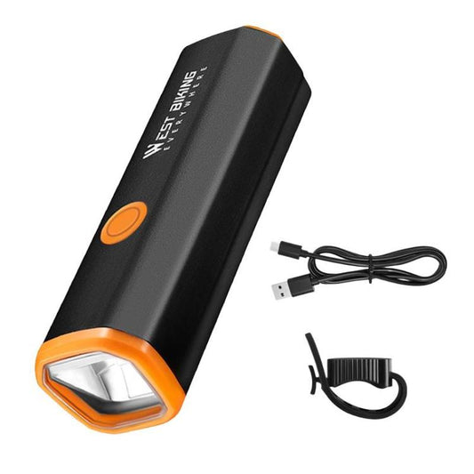 WEST BIKING YP0701489 Bicycle High Brightness Front Light Mountain Bike Riding Flashlight