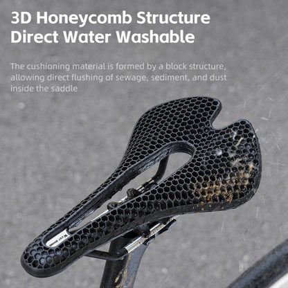 WEST BIKING YP0801258 Bicycle Honeycomb Shock Absorbing Ventilated Comfort Saddle For Road Bike Riding Equipment