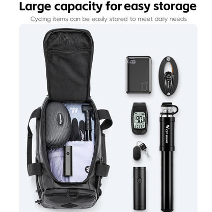 WEST BIKING YP0707413 Bicycle Multifunctional Storage Pannier Outdoor Travel Mountain Bik Rear Seat Tail Bag