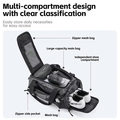 WEST BIKING YP0707413 Bicycle Multifunctional Storage Pannier Outdoor Travel Mountain Bik Rear Seat Tail Bag