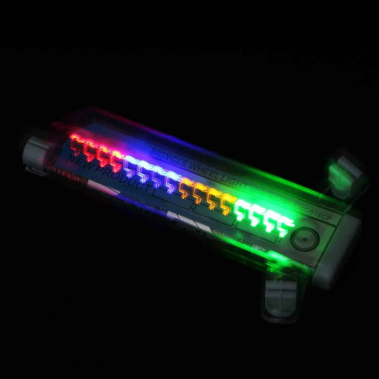 Bike Cycling Bicycle Tire Valve 32 Led Flash Spoke Wheel Light